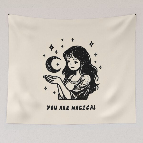 Item preview, You Are Magical: Spooky Season Witchy Cute Halloween Art designed and sold by oneofthesedayys.