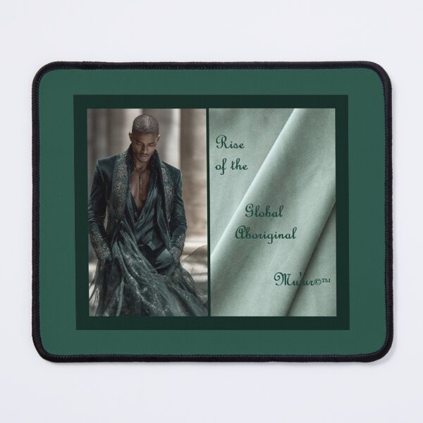 Item preview, Mu’ur (UM) Empire™ al-Benhadiel©™ design, Class Act, emerald green background designed and sold by HardyKnitDesign.
