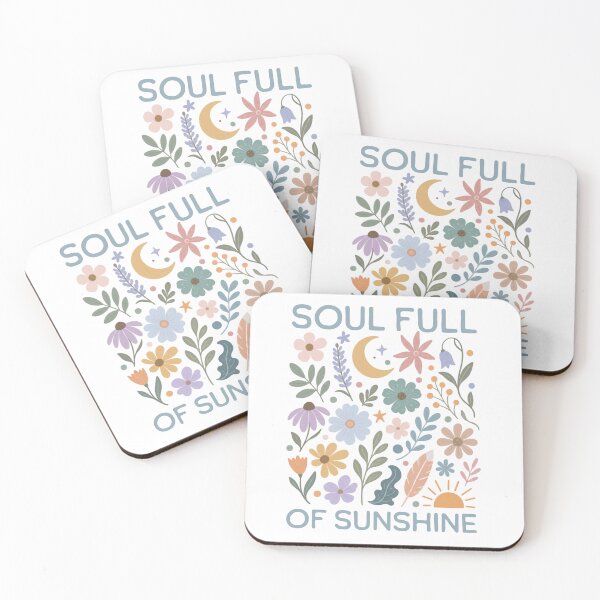 Item preview, Soul Full of Sunshine Boho Floral Graphic designed and sold by Vision Crafted.