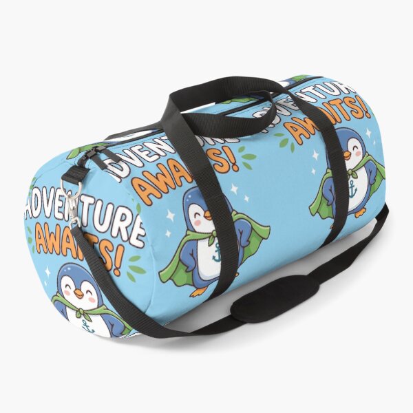 Item preview, Adventure Awaits Super Penguin Superhero Cute Nautical Hero designed and sold by Amir Faysal.