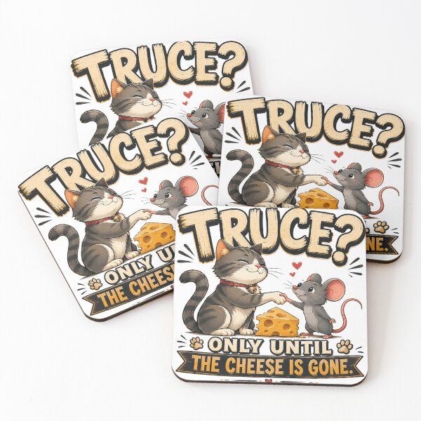 Item preview, Cat & Mouse Truce designed and sold by M.Store.