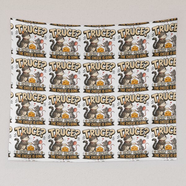 Item preview, Cat & Mouse Truce designed and sold by M.Store.