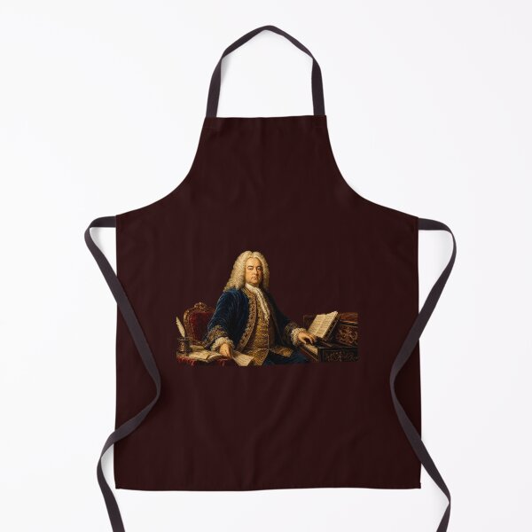 Item preview, Baroque Majesty: George Frideric Handel Vintage Oil Painting - Royal Harmonies designed and sold by DoReMiStudio.