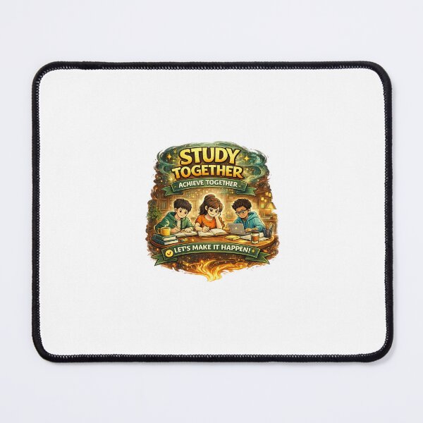 Item preview, Study Together Achieve Together Sticker | Student Motivation Quote PNG | Transparent Study Group Design designed and sold by Ishratparween11.