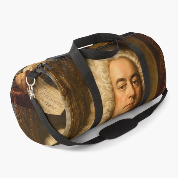 Item preview, Baroque Majesty: George Frideric Handel Vintage Oil Painting - Royal Harmonies designed and sold by DoReMiStudio.