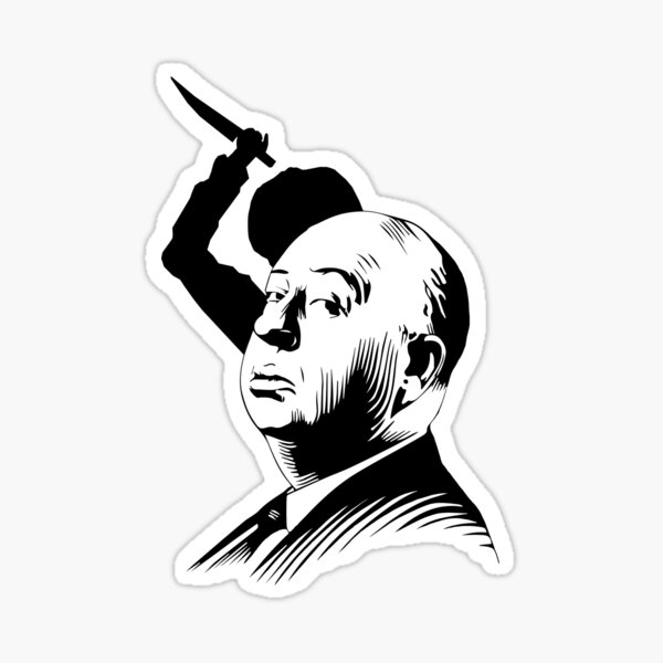 Alfred Hitchcock Pegatina