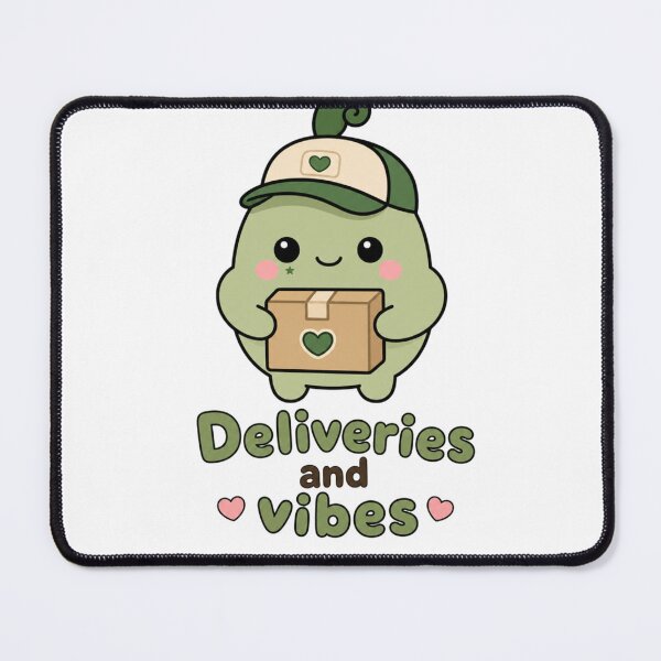 Item preview, Deliveries And Vibes Funny Delivery Mascot designed and sold by srinig.