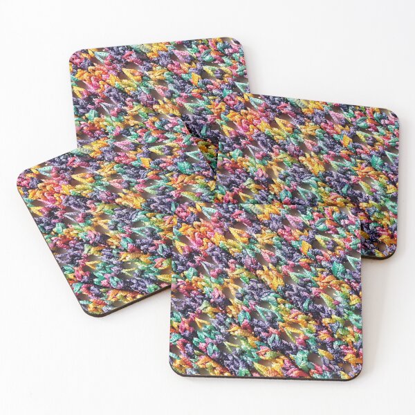 Item preview, Chunky Knit Look - Colorful Braided Knit Pattern Rainbow Woven Texture Boho Textile Design designed and sold by Divine Ease.