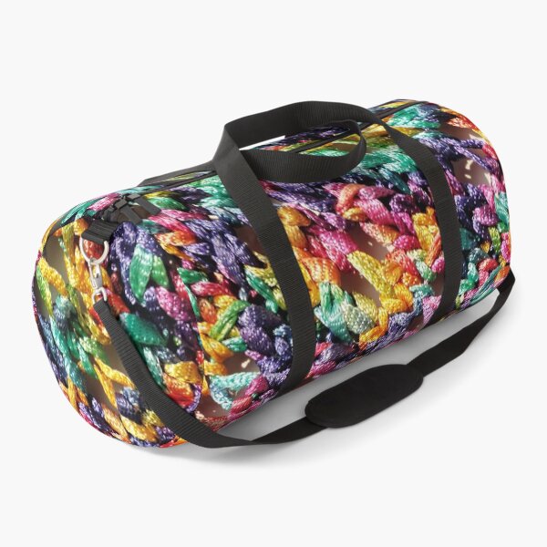 Item preview, Chunky Knit Look - Colorful Braided Knit Pattern Rainbow Woven Texture Boho Textile Design designed and sold by Divine Ease.