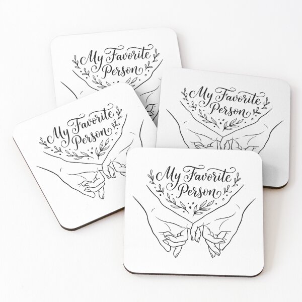 Item preview, My Favorite Person Pinky Promise Line Art designed and sold by BobbyTee Merch.