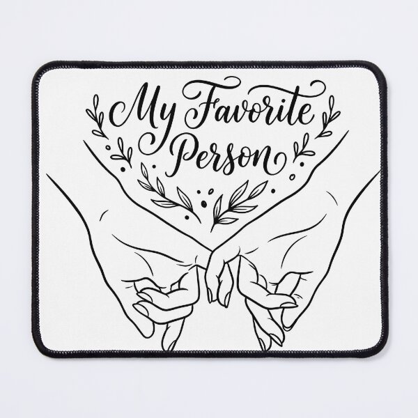 Item preview, My Favorite Person Pinky Promise Line Art designed and sold by BobbyTee Merch.