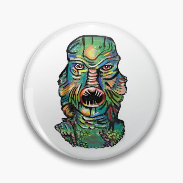 Item preview, Creature from the Black Lagoon Painting | Classic Monster Horror Art designed and sold by MothaTDoodles.
