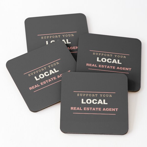 Item preview, Support Your Local Real Estate Agent - Real Estate Agent designed and sold by RetroThreadWorks.