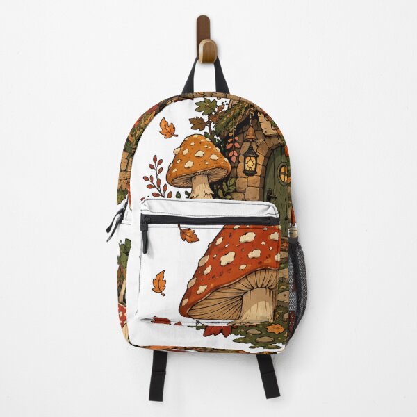 Item preview, Cozy Goblin Cottage Autumn Mushroom Cottagecore designed and sold by DigitalDream Gallery.