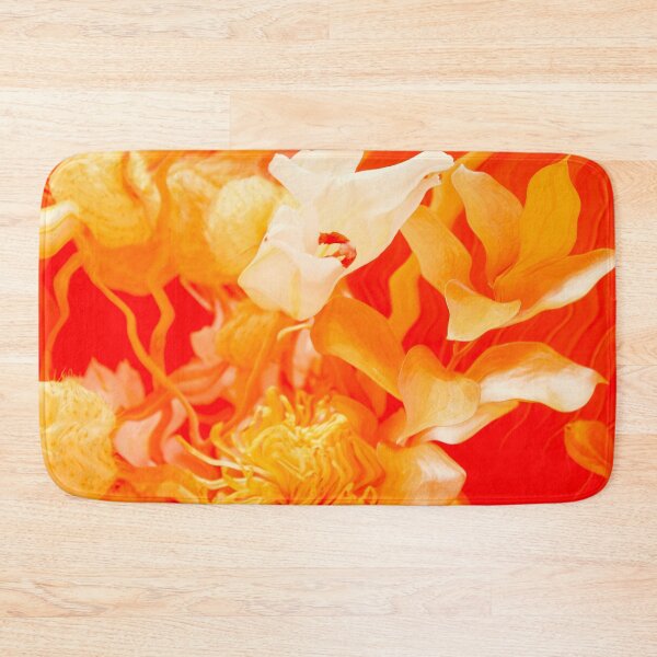 Item preview, Vibrant Orange Flower Close Up Fiery Floral Abstract designed and sold by BuckaBaby.