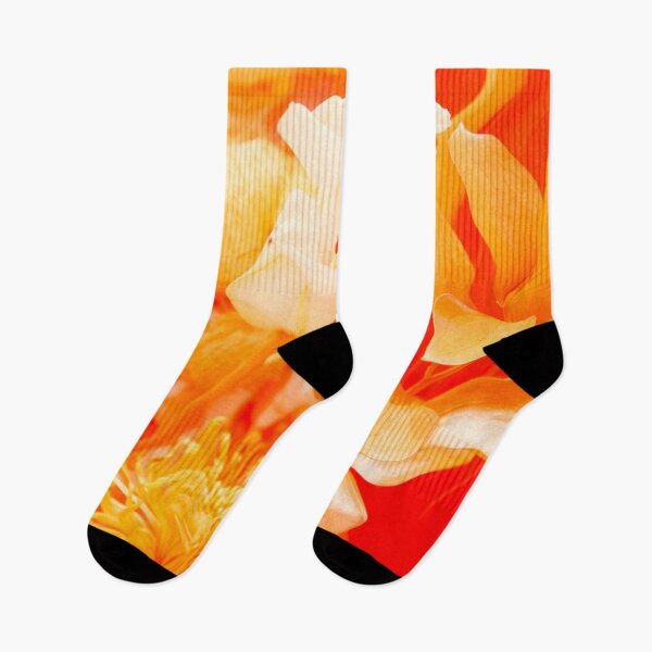Item preview, Vibrant Orange Flower Close Up Fiery Floral Abstract designed and sold by BuckaBaby.