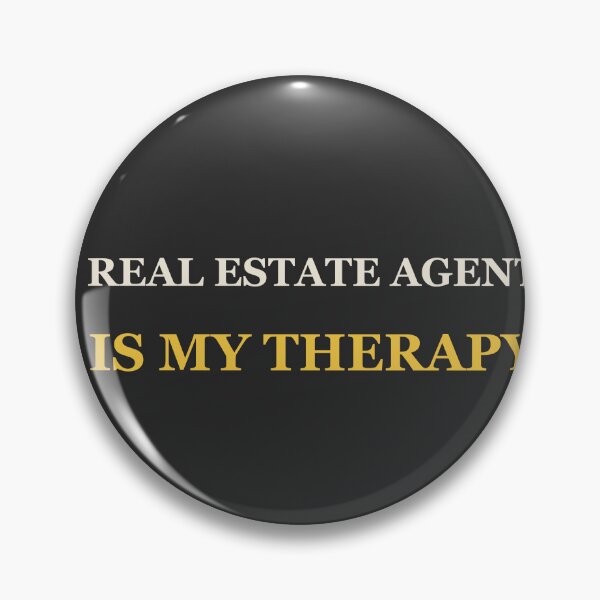 Item preview, Real Estate Agent Is My Therapy - Real Estate Agent designed and sold by RetroThreadWorks.