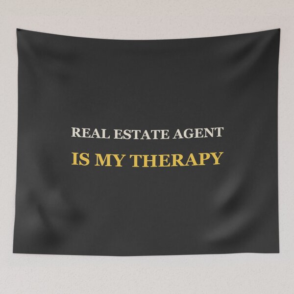 Item preview, Real Estate Agent Is My Therapy - Real Estate Agent designed and sold by RetroThreadWorks.