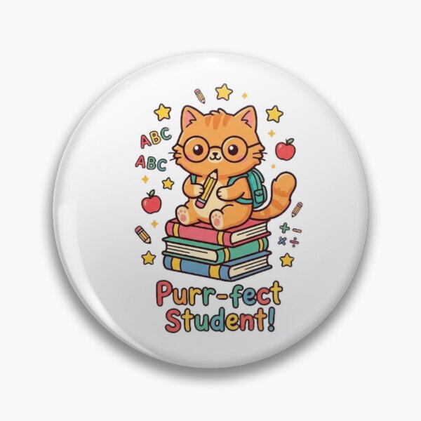 Item preview, Purr-fect Student designed and sold by lailakhalaf.
