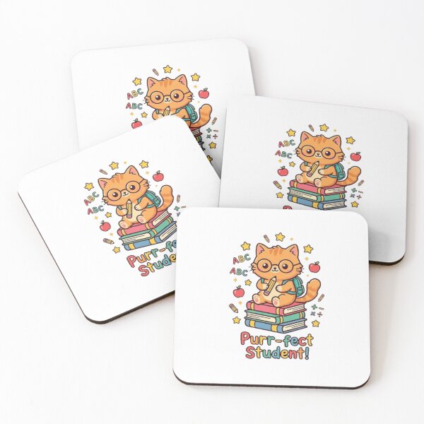 Item preview, Purr-fect Student designed and sold by lailakhalaf.