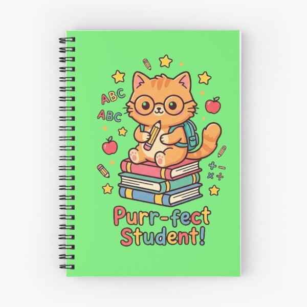 Item preview, Purr-fect Student designed and sold by lailakhalaf.