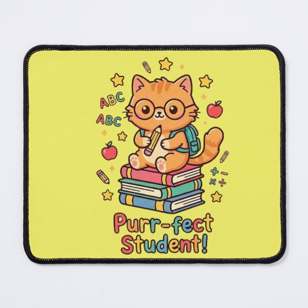 Item preview, Purr-fect Student designed and sold by lailakhalaf.