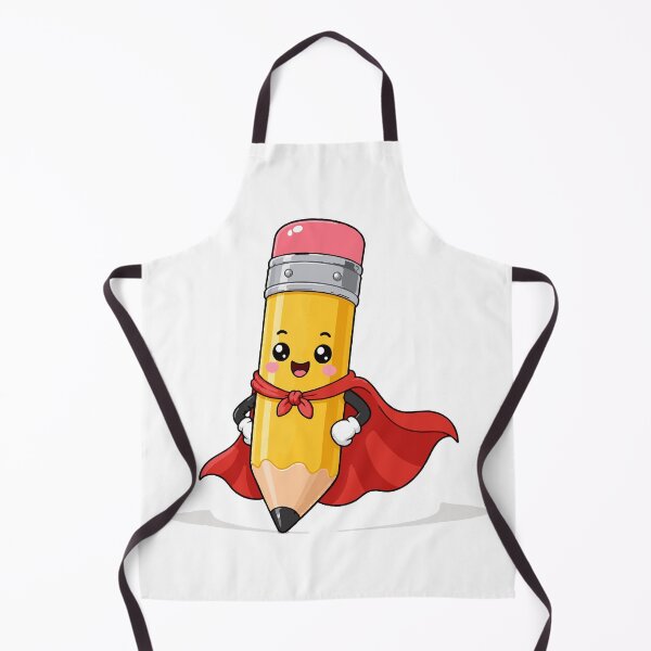 Item preview, Captain Pencil T-Shirt & Sticker | Cute Kawaii Superhero School Mascot | Teacher & Student Gift designed and sold by Sunday.Supply.
