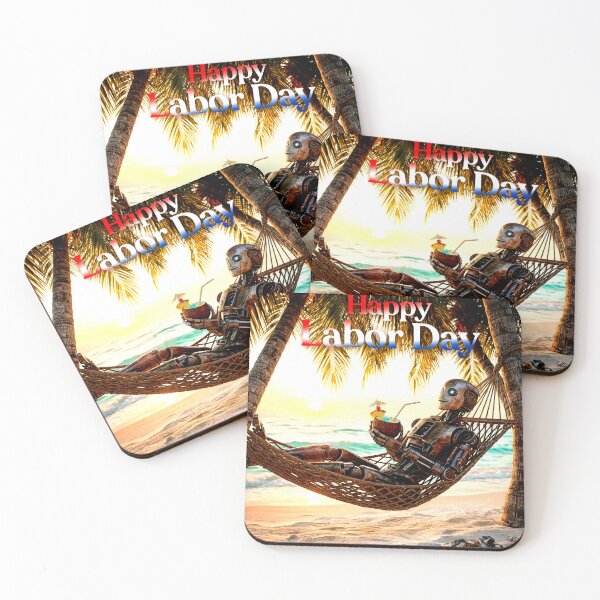 Item preview, Robot Vacation designed and sold by Iron El Studios.