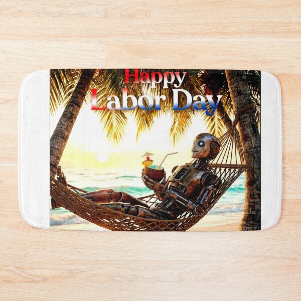 Item preview, Robot Vacation designed and sold by Iron El Studios.