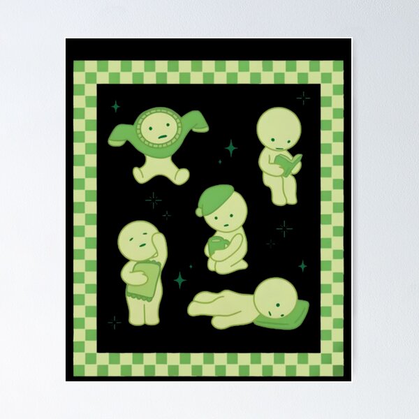 Item preview, Smiski Cute Glow Figurine Art Cute Y2K designed and sold by wafflemerch.