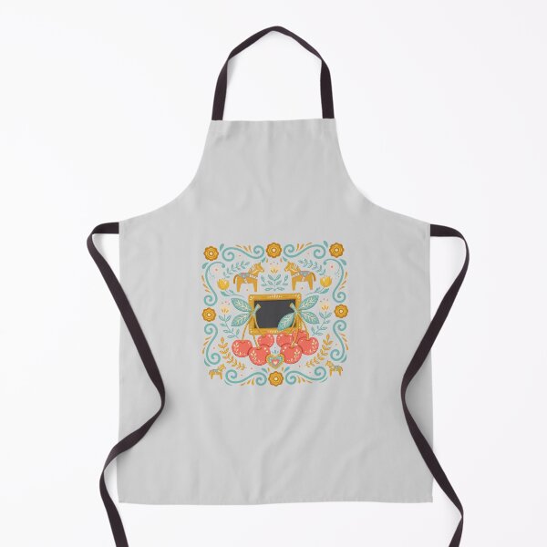 Item preview, Scandinavian Folk Art Dala Horse Floral Sticker designed and sold by hattie's.