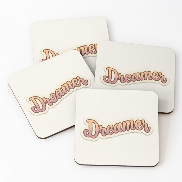 Item preview, Dreamer Aesthetic Typography Sticker designed and sold by WrittenBye.