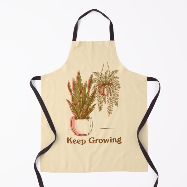 Item preview, Keep Growing Vintage Houseplant Illustration designed and sold by DailyVines.