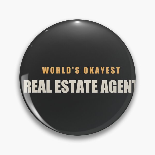 Item preview, World's Okayest Real Estate Agent - Real Estate Agent designed and sold by RetroThreadWorks.