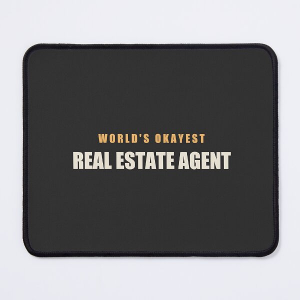 Item preview, World's Okayest Real Estate Agent - Real Estate Agent designed and sold by RetroThreadWorks.