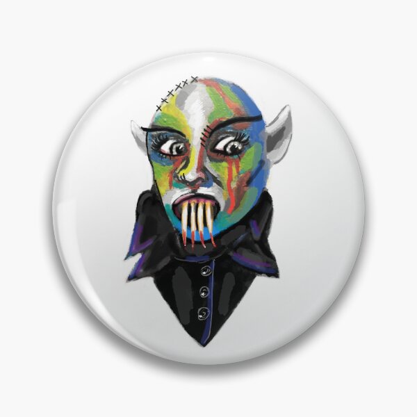 Item preview, Nosferatu Painting | Gothic Vampire Horror Art | Halloween Dracula Art designed and sold by MothaTDoodles.