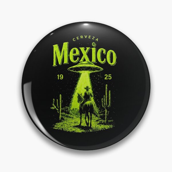 Item preview, Mexico UFO Cowboy Retro Desert  | Alien Western Sci-Fi Vintage Art designed and sold by Gbriel3.