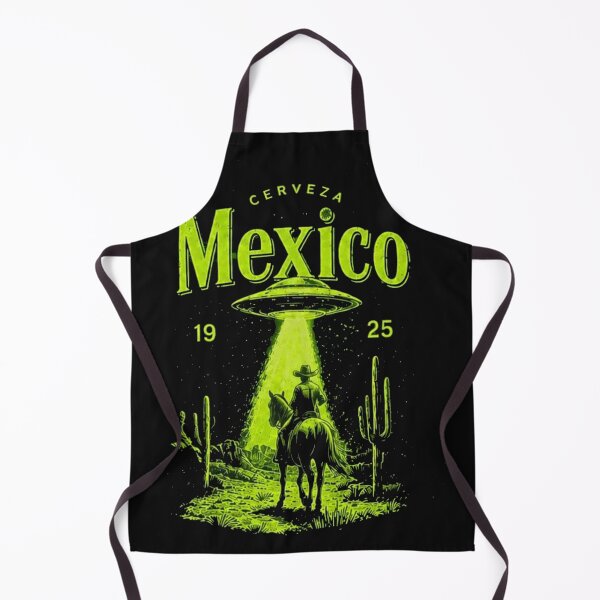 Item preview, Mexico UFO Cowboy Retro Desert | Alien Western Sci-Fi Vintage Art designed and sold by Gbriel3.