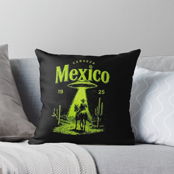 Item preview, Mexico UFO Cowboy Retro Desert  | Alien Western Sci-Fi Vintage Art designed and sold by Gbriel3.