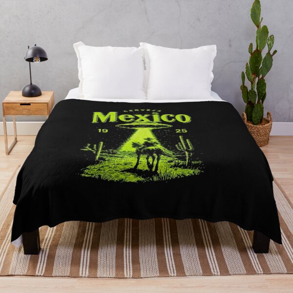Item preview, Mexico UFO Cowboy Retro Desert | Alien Western Sci-Fi Vintage Art designed and sold by Gbriel3.