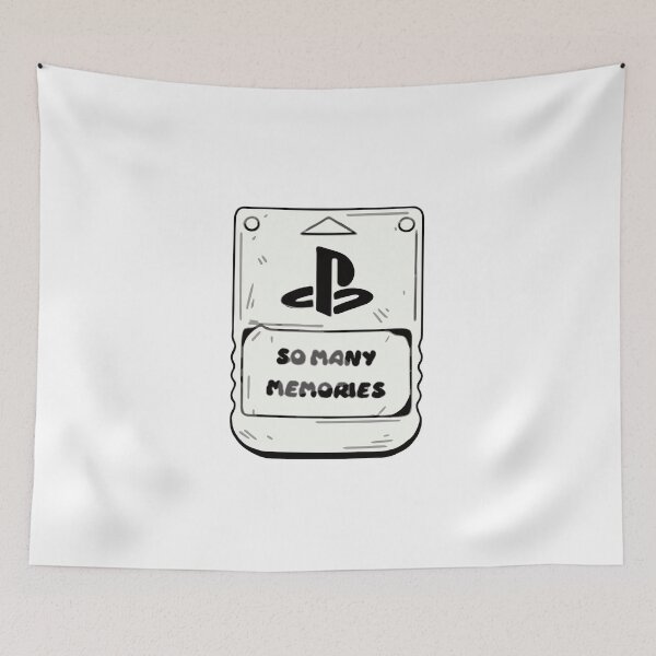 Item preview, So Many Memories PlayStation Inspired Memory Card Artwork designed and sold by DawnColony.