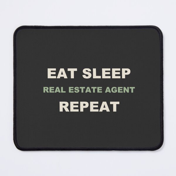 Item preview, Eat Sleep Real Estate Agent Repeat - Real Estate Agent designed and sold by RetroThreadWorks.