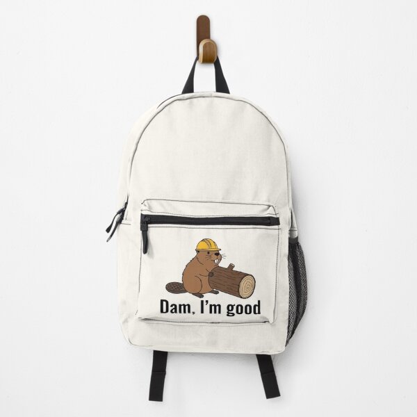 Item preview, Dam I'm Good Construction Beaver Hard Hat Logger Humor designed and sold by Amir Faysal.