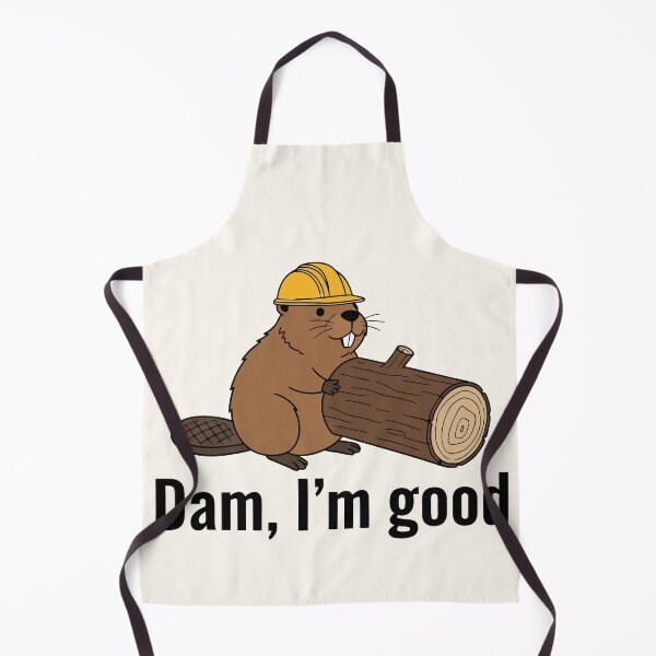 Item preview, Dam I'm Good Construction Beaver Hard Hat Logger Humor designed and sold by Amir Faysal.