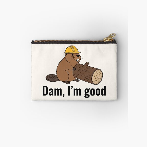 Item preview, Dam I'm Good Construction Beaver Hard Hat Logger Humor designed and sold by Amir Faysal.