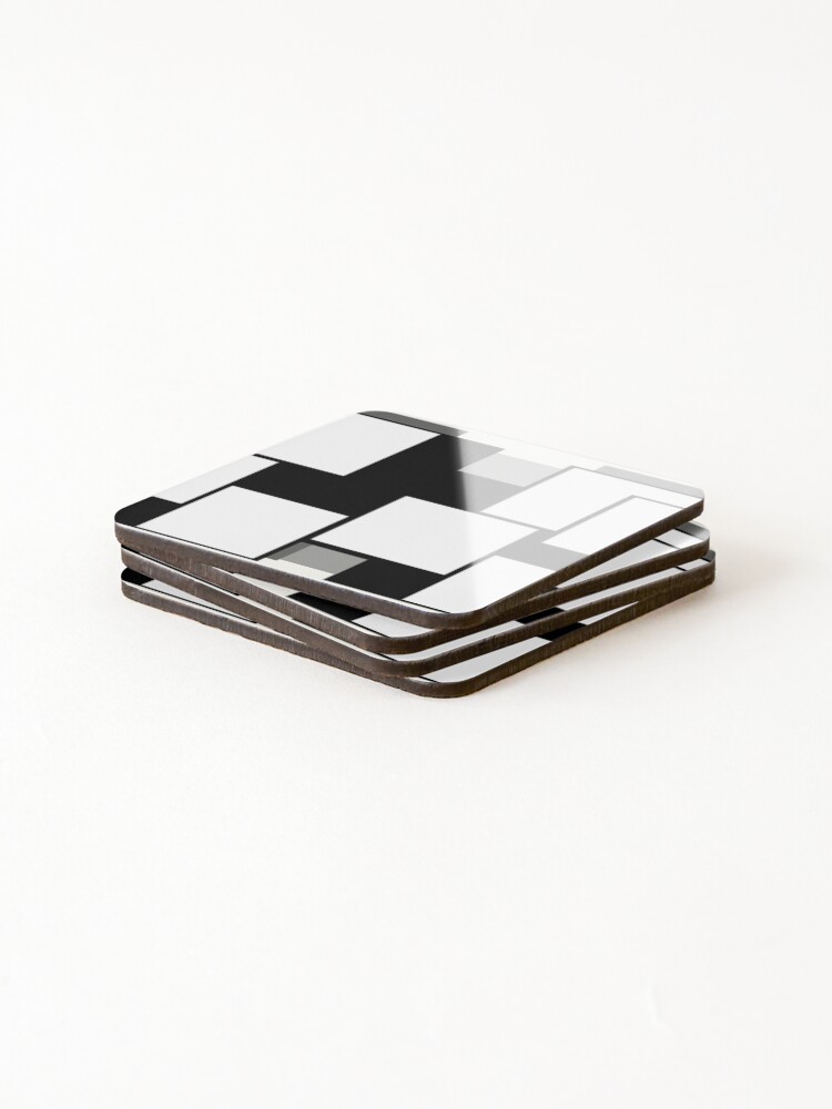 Thumbnail 4 of 5, Coasters (Set of 4), Block pattern designed and sold by ProfDonX.