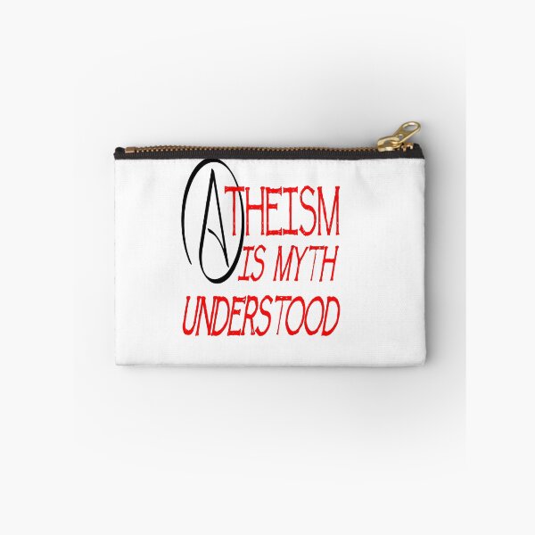 Item preview, Atheism Is Myth Understood Fun Play On Words Pun Red designed and sold by taiche.