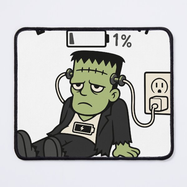 Item preview, Low Battery Frankie designed and sold by KingOfRockk.