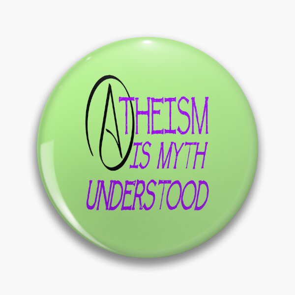 Item preview, Atheism Is Myth Understood Fun Play On Words Pun Lilac designed and sold by taiche.