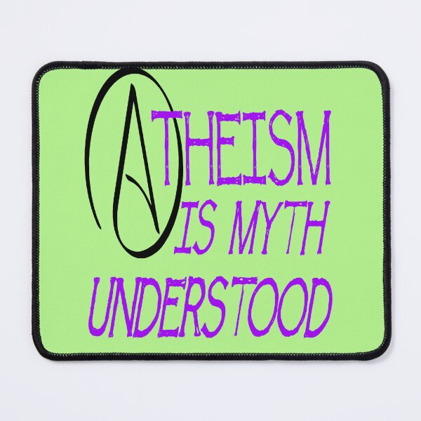 Item preview, Atheism Is Myth Understood Fun Play On Words Pun Lilac designed and sold by taiche.